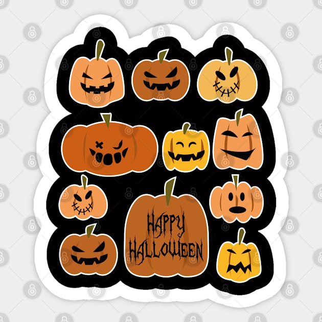 Happy Halloween Party Costume Gift for a Halloween Lover Sticker by Riffize